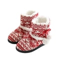 thumbnail image 1 of Plus Shoes Boots Zapatos elegantes y gruesos para el piso inferior Protección contra el frío Zapatos cálidos para el hogar en interiores - Rojo (Talla L, Apto para 39-40 yardas), 1 of 5