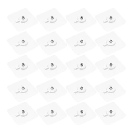 

HOMEMAXS 20PCS Household Frame Hook Multi-purpose Wall-hanging Nail-free Hanging Hook