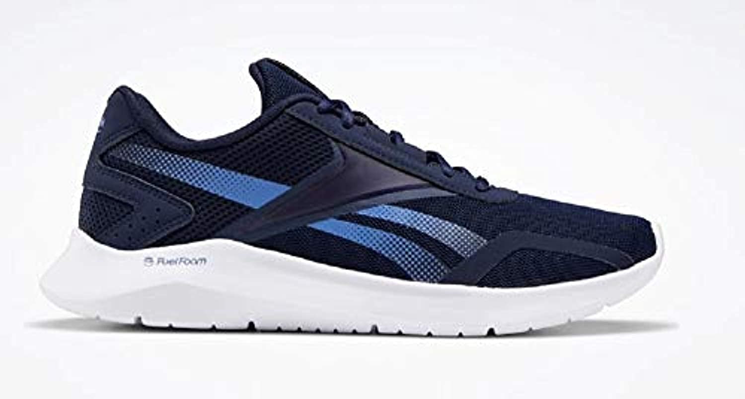 reebok navy blue running shoes