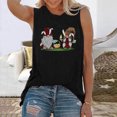 thumbnail image 1 of Daisyyozoid Chemise Joyeuses Pâques pour Femmes Mode Décontractée Sans Manches Imprimée Chandails en Molleton pour Dames, 1 of 5