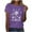 Purple, variant on Summer Tops For Women Trendy 2026 Womens Tops Short Sleeve Loose Fit Plus Size Womens Blouses Casual Sleep T Shirts For Women Soft Cotton