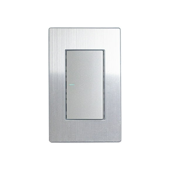 Placas CON Apagador Sencillo Sanelec Gris Linea Cordoba 4630