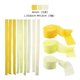 thumbnail image 1 of Xiao Hua Serpentinas de papel crepé (3 rollos), color amarillo, para decoración de cumpleaños y baby shower (4,6 cm x 22,8 m/rollo), 1 of 4