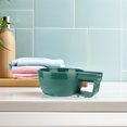 thumbnail image 1 of IFANLANDOR Handheld Shaving Bowl Green Plastic Sturdy Deep Design for Comfortable Home Use, 1 of 8