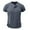 Blue, variant on Inleife Mens T-Shirts Clearance, Men Short Sleeve Solid Casual Fashion Turn-down Collar Pullover Buttons T Shirt Blouse