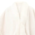 thumbnail image 3 of Samdudou Winter Coats for Women Thick Warm Cape Plush Faux Fur Poncho Wrap Fluffy Shawl Open Front Outerwear for Freezing Temperatures Luxurious Holiday Parties Styling, 3 of 4