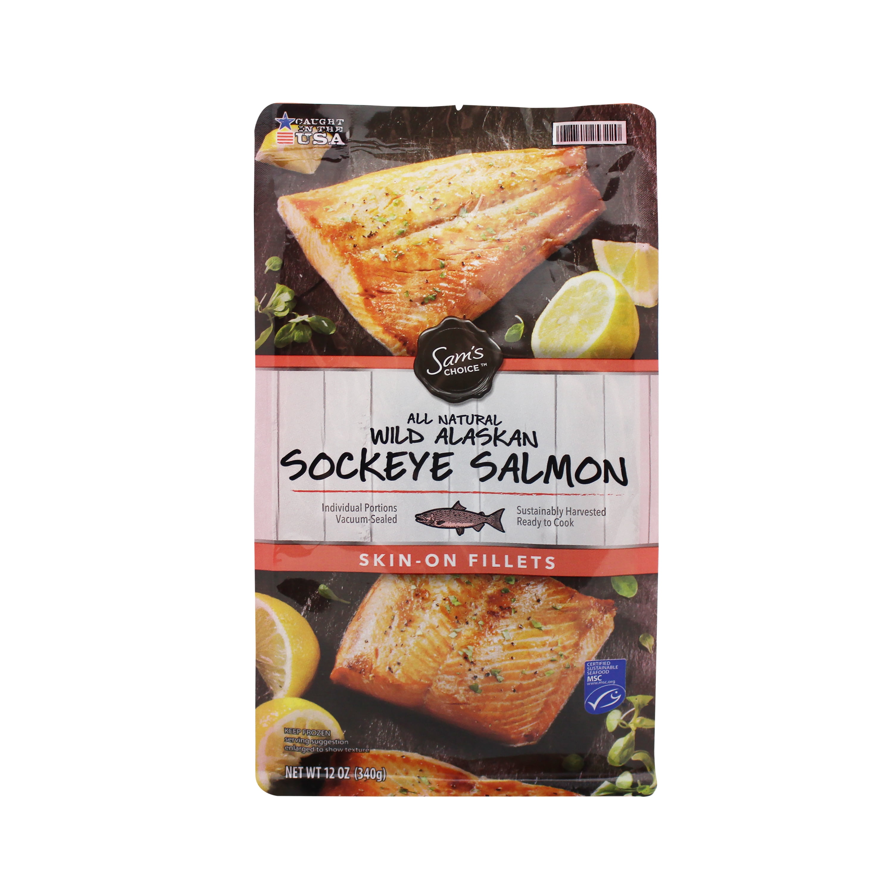Sam's Choice All Natural Wild Alaskan Sockeye Salmon, 12 oz Walmart