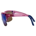 thumbnail image 3 of Girls Pink Butterfly Sports Wrap Kids Sunglasses, 3 of 5