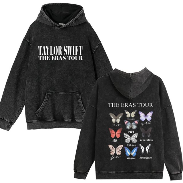 Taylor-Sudadera Vintage con capucha para hombre y mujer, suéter de algodón 100% con estampado de álbum de medianoche, ropa de Tour de las Eras