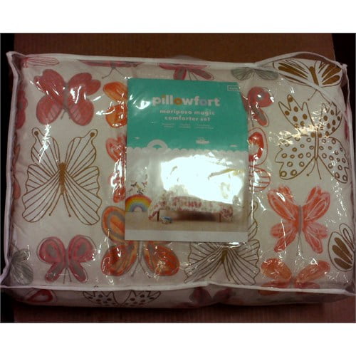 Mariposa Magic Comforter Set Pillowfort Twin Pom Pom Pink