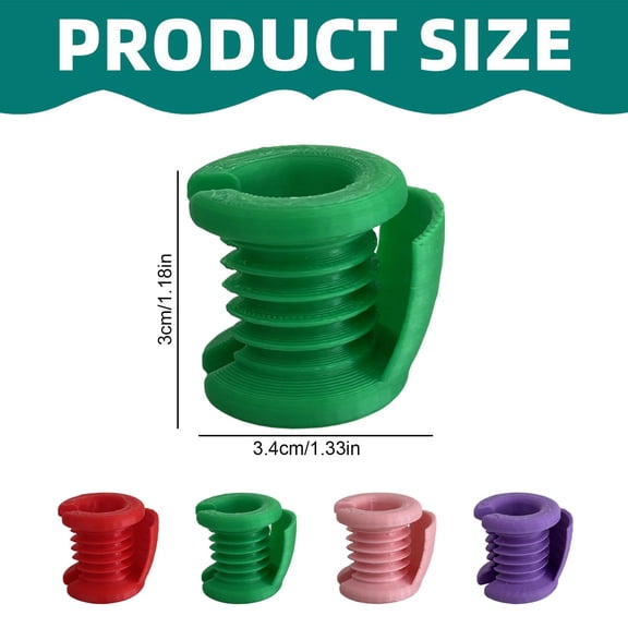 Crochet Tension Ring -Tension Rings for Crocheting & Knitting,Crochet Ring for Finger Protection,Crochet Accessories and Gadgets TooL, #D