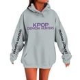 thumbnail image 3 of Moonsky Sudadera con capucha de moda para mujer de la cantante pop Dem/0n HUNTR/X con jersey corto, suave y cómoda, top de manga larga para uso informal en primavera, otoño e invierno. (Gris M), 3 of 4