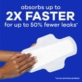 thumbnail image 4 of Always Infinity FlexFoam Pads, Size 4, Overnight, Wings, Unscented, 48 Count, 4 of 13
