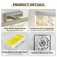 thumbnail image 2 of KAISITE 32 inch Brushed Nickel Dimmable LED Bathroom Vanity Bar, 3000K Warm White Wall Sconce for Restroom Mirror, 2 of 8