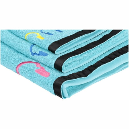 Allure Headphone Girl 3 pc. Towel Set