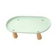 thumbnail image 5 of Comedero elevado con soporte para cuencos de comida y agua para gatos y perros. Verde 31cmx17cm, 5 of 9