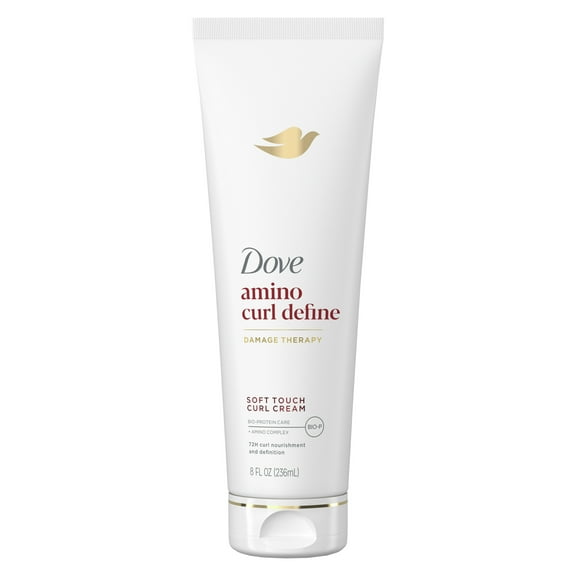 Dove Hair Curl Cream Amino Curl with Amino Complex, for Curly Hair, 8 oz Jar