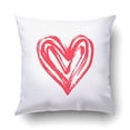 thumbnail image 1 of BSDHOME Hand Drawn Vector Heart With Paint Texture Cushion Covers Pillowcases 16x16 inches, 1 of 1