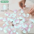 thumbnail image 3 of 1200-Pack Lentejuelas en Forma de Concha, 100g Lentejuelas Sueltas[Blanco AB], 3 of 6