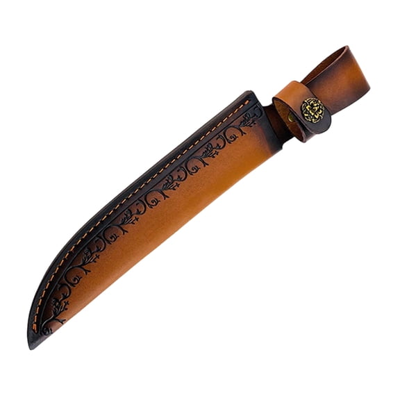 Handcraft Cow Leather Knives Sheath With Belt Loop Outdoor Water For Fixed