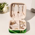 thumbnail image 6 of St. Patrick's Day Travel Portable Square Earring Organizer with Decorative Box – Travel Organizer, Necklace Holder – for Girls and Women, 6 of 6