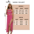 thumbnail image 6 of Edolynsa Women Halter Neck Knit Maxi Dress Backless Hollow Out Swimwear Coverup Crochet Sleeveless Long Beachwear Resort Wear, 6 of 8