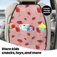 thumbnail image 5 of Naloa Strawberry 2Pcs Anti-Kick Back Seat Cover Kick Mat, Car Seat Protector with 3 Storage Pockets, 5 of 8