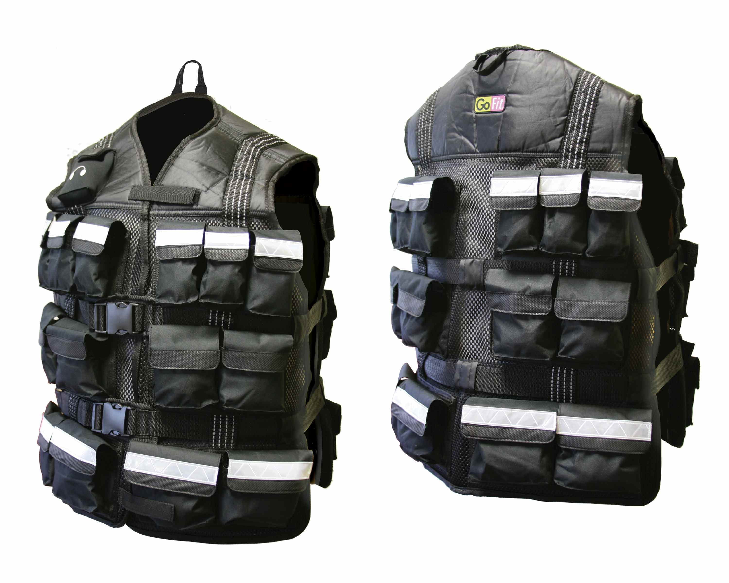 GoFit Padded Adjustable Weighted Vest 40 Pound