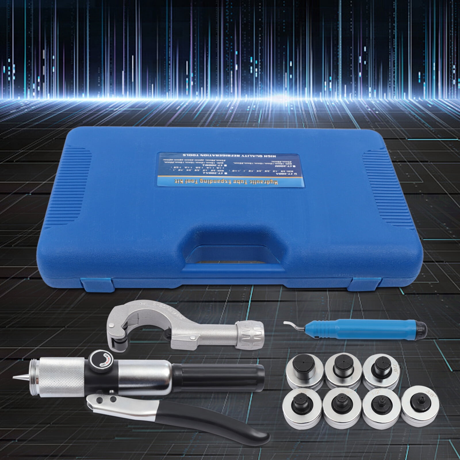 HVAC Hydraulic Swaging Tool Kit Fit Copper Tubing Expanding Copper Tube Expander