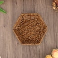 thumbnail image 4 of BAOPAI Plastic Woven Storage Basket Multi Functional Organization Tray for Kitchen Pantry Fruits Vegetables Snacks Bread, 4 of 6