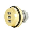 thumbnail image 2 of Password Lock, Multi-Functional 3-Digit Password Lock, Factory Staff Cabinet Office Wooden Cabinet Shoe Cabinet For Mail Box Gold 20mm/0.79in, 2 of 8
