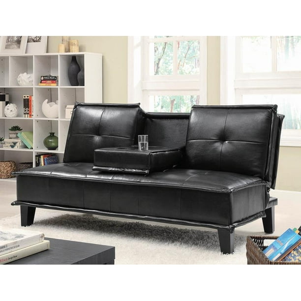 Contemporary Black Sofa/Couch Bed