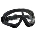 thumbnail image 1 of Gafas protectoras de seguridad para hombres y mujeres, antivaho, antigotas, a prueba de polvo, transparentes, para montar a caballo, senderismo al aire libre (negras), 1 of 7