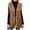 Coffee, variant on Qiopertar Womens Faux Fur Coat Winter Sleeveless Vest Round Neck Loose Casual Solid Long Outerwear Fashion Party Trendy Cozy Jacket Black L