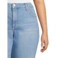 thumbnail image 5 of Terra & Sky Women's Plus Size Core Straight Leg Jeans, Available in Regular and Petite, 5 of 5