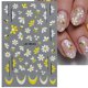 thumbnail image 2 of Calcomanías para uñas DAJIJIYOU, 4 hojas, arte 3D de fresa y flores, 2 of 7