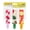 C, variant on ZHIYA Baby Pacifier Clips 3Pcs Set Universal Holder Leash For Boys And Girls Teething Toys Teethers Cute Cartoon Dummy Baby
