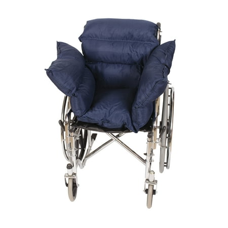 DMI Wheelchair Comfort Pillow Cushion for Pressure Relief, Recliner Seat Back Cushion for Seniors, Wheelchair Pillows for the Elderly, Pressure Reducing Cushion, Wheelchair Padding,