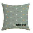 thumbnail image 2 of Yoyauz Fall Thankful Blessed Truck Throw Pillow Covers, 18 x 18 Inch Autumn Hello Pumpkin Thanksgiving Harvest Polka Dot Decorations for Sofa Couch, 2 of 6