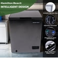 thumbnail image 3 of Hamilton Beach 5.0 cu ft Garage Ready Chest Freezer in Dark Granite Finish, 3 of 17