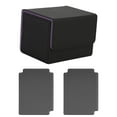 thumbnail image 1 of Caja de baraja de cartas TCG Premium Cola Estuche para tarjetas Protector de tarjetas de juego violeta interior Estuche para baraja de cartas coleccionables, 1 of 8