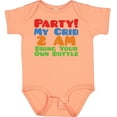 thumbnail image 3 of Inktastic Party at My Crib Boys or Girls Baby Bodysuit, 3 of 5