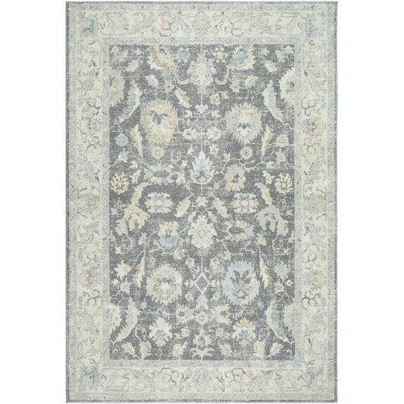 BoutiqueRugs Yetta Traditional Area Rug - Beige, Gray, Light Gray - 10' x 14'