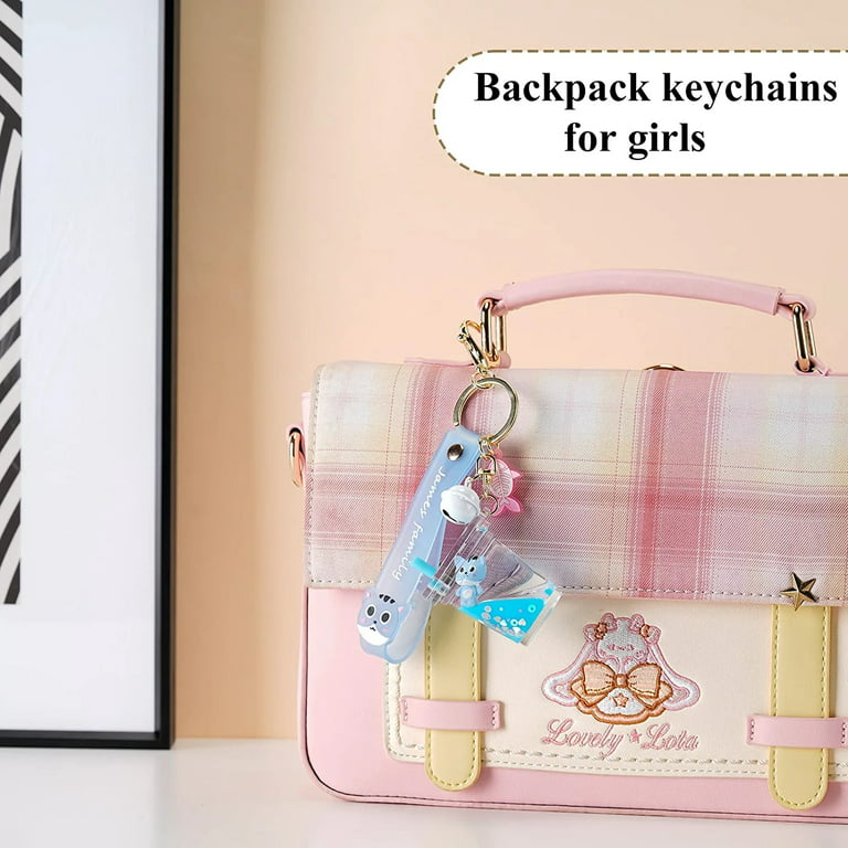 YOU WIZV Cute Keychain Kawaii Anime Keychains for Kids Backpack Charms Key  Chain