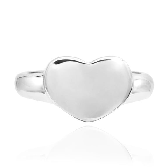 Heart Shaped Ring for Women Fashion Stainless Steel Jewelry for Women Valentine's Day Gift for Women