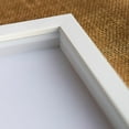 12x18 Box Frame White | 1 Inches Deep Real Wood Contemporary box ...