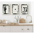 thumbnail image 3 of Western Cowboy Canvas Wall Art Aesthetic Black and White Cactus Cowboy boots Painting Picture Wall Decor Vintage Southwestern Desert Poster Print Artwork for Living Room Bedroom（Only canvas）, 3 of 6