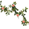 thumbnail image 3 of Enredaderas de Rosas Artificiales, Enredaderas de Flores, Accesorios de Fotografía, Colgantes, Guirnaldas Florales Artificiales para Centro de Mesa, T perfecl Guirnalda de flores, 3 of 8