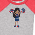thumbnail image 4 of Inktastic African American Girl, Cheerleaders, Cheerleading Girls Baby Bodysuit, 4 of 5
