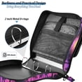 thumbnail image 4 of FORMRS Zipper Binder with Shoulder Strap 2-inch Ring 500 Sheet Capacity File Bag, Purple Neon Road, 4 of 5